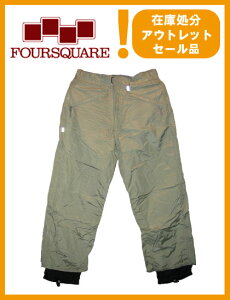 FOURSQUARE PANTS J[ TEA GREEN ytH[XNGA[ pczyXm[{[h EFAzy{Kiz