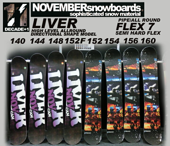 楽天市場】13-14 NEWモデル☆販売中！☆ノーベンバー LIVER 140  