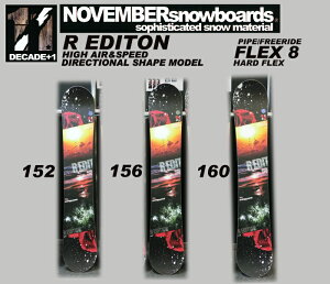 13-14 NEW���f�����̔����I���m�[�x���o�[ R EDITION 156�yNOVEMBER �X�m�[�{�[�h 13-14�z�y�����E�`���[���i�b�v�����z715005