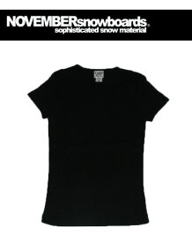 NOVEMBER Tシャツ 【カラー BLACK】【レディース】715005