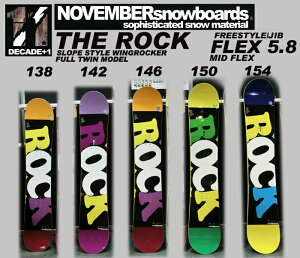 13-14 NEWf̔Im[xo[ THE ROCK 154yNOVEMBER Xm[{[h 13-14zyE`[ibvz715005