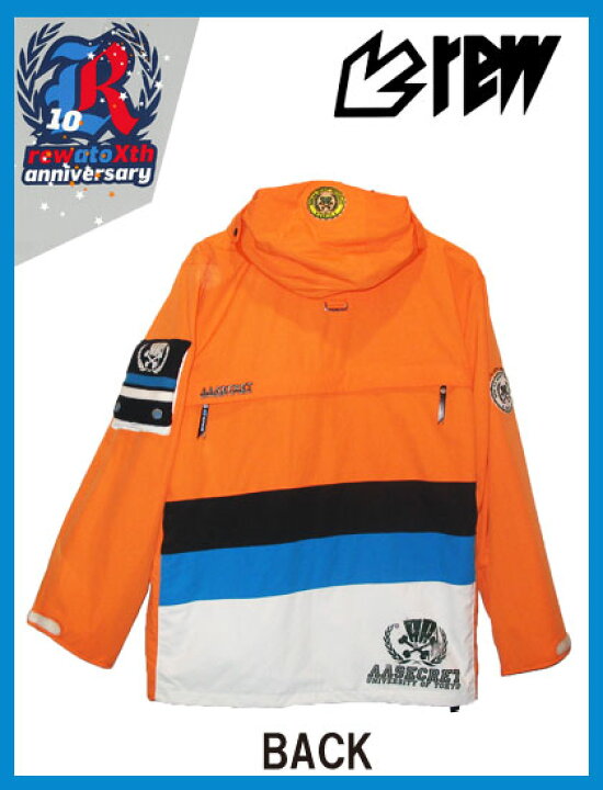 楽天市場】REW STRIDER ジャケットカラー ORANGE×WHITE×SKY×NAVY 