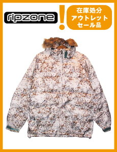 RIPZONE TORILOGY DOWN JACKET J[ WHITE CAMO ybv][ WPbgzyXm[{[h EFAzy{Kiz