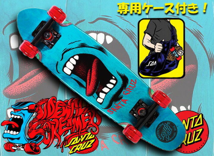 楽天市場】SANTA CRUZ クルーザー SIDEWALK CRUISER カラー BLUE 