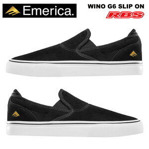 EMERICA WINO G6 SLIP ON BLACK yGJ XP[g V[YzyViJ {Kiz