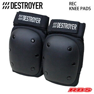 DESTROYER KNEE PADS REC BLACK �y�X�P�{�[ �v���e�N�^�[ ��[�p�b�h�z�y�X�P�[�g�{�[�h �q�U �G �ی� �P�K�h�~�z�y���{���K�i�z