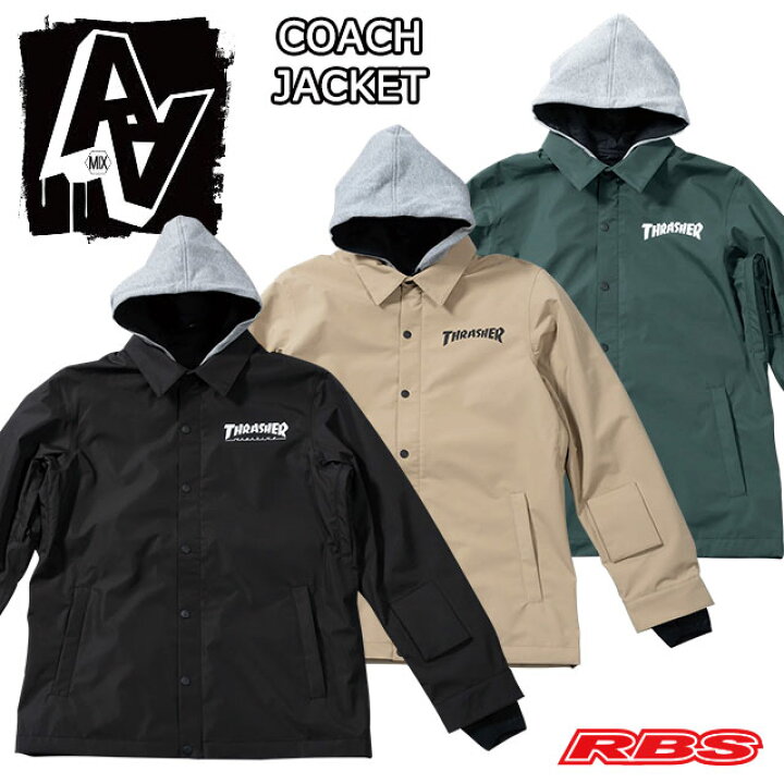 楽天市場】AA HARD WEAR 23-24 COACH JACKET 【THRASHER スラッシャー 