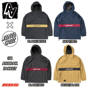 AA HARD WEAR _uG[ SC ANORAK JACKET AmbN WPbg _uG[ n[hEFA SANTACRUZ R{f y h  T^N[YzyXm[{[h EFA EGA 22-23zyVi