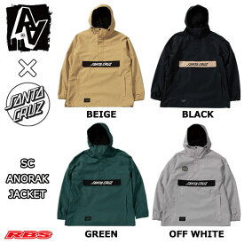 AA HARD WEAR ダブルエー SC ANORAK JACKET エスシーアノラック ジャケット SANTACRUZ サンタクルーズ コラボモデル 【スノーボード ウエア ウェア 23-24 】【送料無料 新品未開封品 日本正規品】