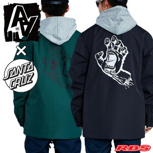 AA HARD WEAR _uG[ySANTA CRUZ HANDz COACH JACKET R[`WPbg yXm[{[h EFA EGA zy19-20 {Kiz
