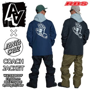 AA HARD WEAR 20-21ySANTA CRUZ HANDz COACH JACKET R[`WPbg yXm[{[h EFA EGAzyT^N[Y XN[~O nhzy {Kiz