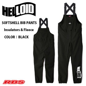 HELLOID SOFT SHELL BIB PANTS BLACK փCh \tgVF rupc ubN Xm[{[h EFA  ϐ h 20-21  {Ki
