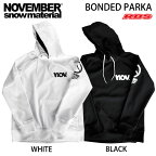 NOVEMBER 21-22 BONDED PARKA ノーベンバー ボンデッド パーカー 【防水 撥水 スノーボード ジャケット パーカ】【ノベンバー 送料無料 日本正規品】