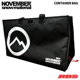 NOVEMBER ノーベンバー CONTAINER BAG コンテナ バッグ 【ノベンバー スノーボード バッグ 車載 収納 折り畳み】【23-24 日本正規品】