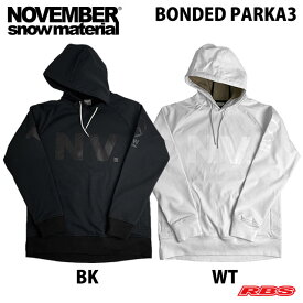 NOVEMBER BONDED PARKA3 ノーベンバー ボンデッド パーカー3 【防水 撥水 スノーボード ジャケット パーカ】【24-25 23-24 新品未開封 送料無料 日本正規品】