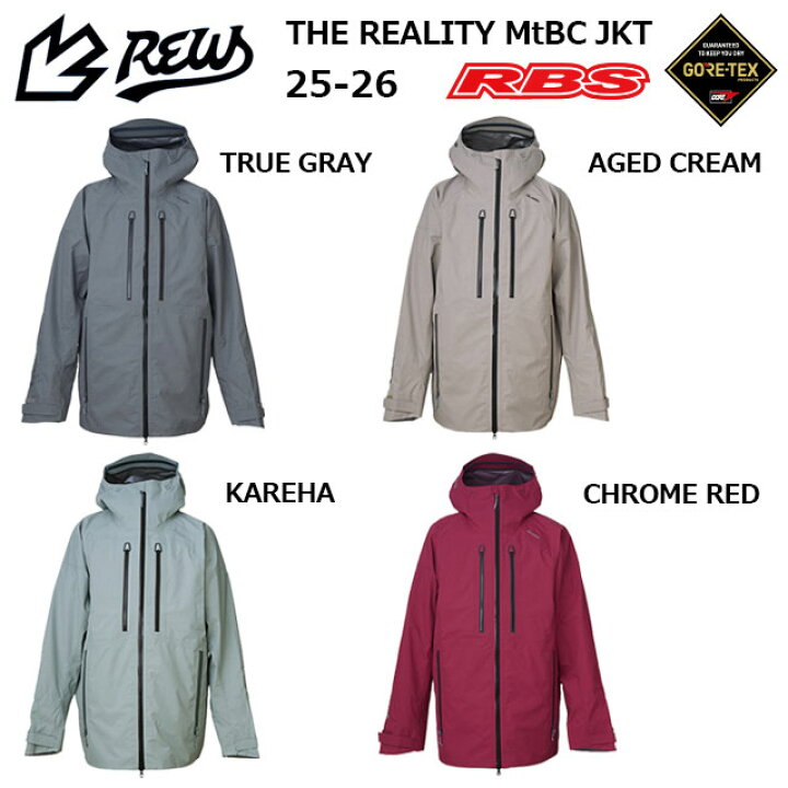 楽天市場】REW 25-26 THE REALITY MtBC ジャケット GORE-TEX 3L 
