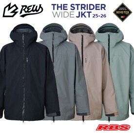 REW 25-26 STRIDER WIDE ジャケット GORE-TEX ゴアテックス 【スノーボード ウェア 2025 2026 ストライダー ワイド】【送料無料 新品未開封 日本正規品 予約商品】