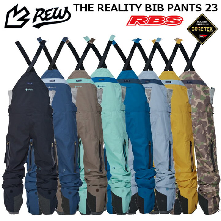 楽天市場】REW 24-25 THE REALITY BIB パンツ GORE-TEX ゴアテックス 