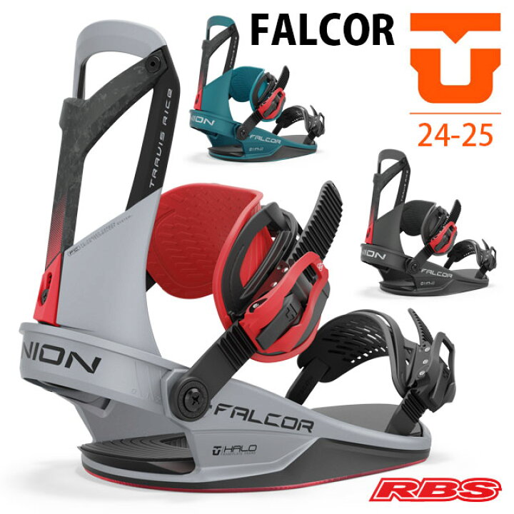 楽天市場】UNION 24-25 BINDING FALCOR ファルコア BLACK SILVER TEAL 