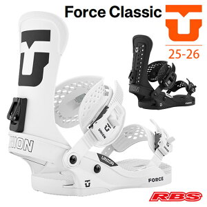 UNION BINDING 25-26 FORCE フォース 【UNION 25-26 カント レギュラーディスク】【ユニオン バインディング】【スノーボード ビンディング】【新品未開封 日本正規品】