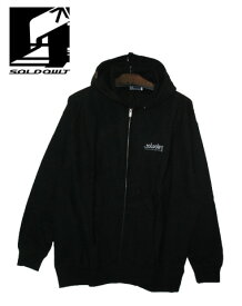 SOLD OWT LOGO ジップパーカー 【カラー BLACK 】【ソールドアウト】715005