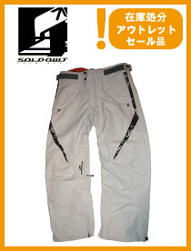 SOLD OWT E-VENT PANTS カラー GRAY 【ソールドアウト パンツ】【スノーウェア】715005