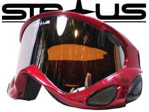 STATUSカラー BLOOD RED SILVER MIROR ORANGE AY【ステータス レッド】【スノーボード ゴーグル】【日本正規品】715005