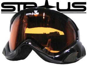 STATUSDEEP BLACK ORANGE AY【ステータス ブラック】【スノーボード ゴーグル】【日本正規品】715005