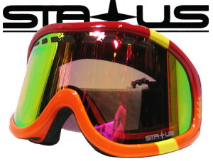 STATUSST MODELRED ORANGE FLASH RUBY PINK AY【ステータス オレンジ】【スノーボード ゴーグル】【日本正規品】715005