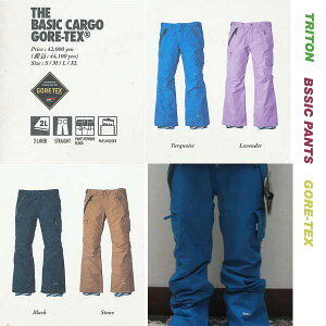 TRITON THE BASIC CARGO PANTS GORE-TEX ygCgzyx[VbN J[S pczy12-13 Xm[{[hEFAz715005