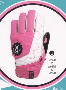 VOLUME GLOVES PIPEKING WATERPROOF L-PINK×WHITE×L-PINK iVGij yXm[{[h O[uz{Ki