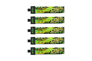 BETAFPV LAVA II 1S�o�b�e���[�y280mAh�z�y95C�z�y5�z�yAir65 II / Air65�z