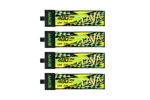 BETAFPV LAVA II 1S�o�b�e���[�y480mAh�z�y95C�z�y4�z