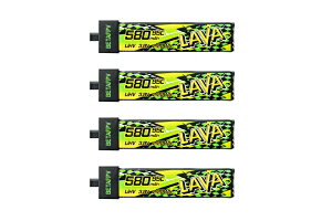 BETAFPV LAVA II 1S�o�b�e���[�y580mAh�z�y95C�z�y4�z