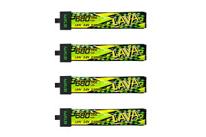 BETAFPV LAVA II 1S�o�b�e���[�y680mAh�z�y95C�z�y4�z