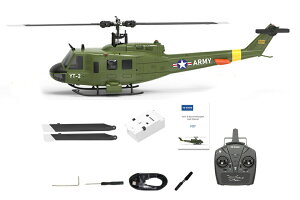 YuXiang F07 UH-1D HUEY �W���C�����艻�w���R�v�^�[ - RTF �i���[�h1�E2�ϊ��Ή��j�I���W�i�����{��}�j���A���t�y�O���ׂꂠ��z