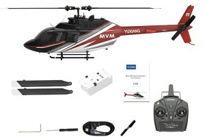 YuXiang F08 BELL 206 �r�W�����|�W�V���j���O�w���R�v�^�[RTF�i���[�h1�E2�ϊ��Ή��j�I���W�i�����{��}�j���A���t�y�O���ׂꂠ��z