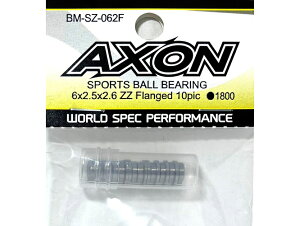 BM-SZ-062F �yAXON/�A�N�\���z SPORTS BALL BEARING 6x2.5x2.6 ZZ Flanged 10pic �i�t�����W�t���j