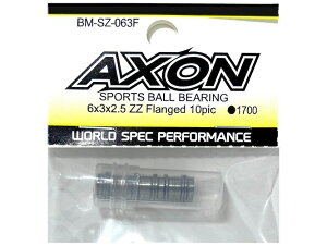 BM-SZ-063F �yAXON/�A�N�\���z SPORTS BALL BEARING 6x3x2.5 ZZ Flanged 10pic �i�t�����W�t���j