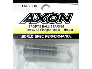 BM-SZ-084F �yAXON/�A�N�\���z SPORTS BALL BEARING 8x4x3 ZZ Flanged 10pic �i�t�����W�t���j