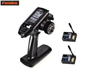 8657 【FUTABA/フタバ/双葉電子工業】 T4PM Plus 送信機・R334SBS-E（SR）受信機×2付セット（送信機乾電池仕様）