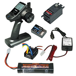 8749 �yFUTABA/�t�^�o/�o�t�d�q�H�Ɓz 3PV�X�e�b�v�A�b�v�Z�b�g (���M�@�ER314SBS-E��M�@�EMC340CR(�u���V���[�^�[�pESC�j�ES-C400���[�v���t�@�C���T�[�{�EHP6F2200 7.2V�o�b�e���[�EHBC-4D(6)�[�d��t���j