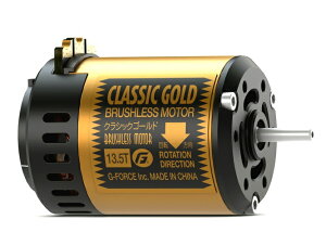 G0460 �yG-FORCE /�W�[�t�H�[�X�z Classic Gold Brushless Motor (13.5T) �i�N���b�V�b�N �S�[���h �u���V���X���[�^�[�j