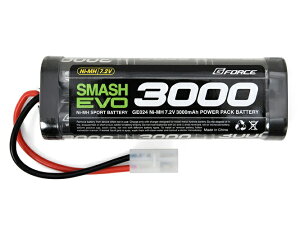 GE024 �yG-FORCE /�W�[�t�H�[�X�z SMASH EVO NiMH 7.2V 3000mAh �j�b�P�����f�o�b�e���[ �X�g���[�g�^ �i�X�}�b�V�� �G�{�j