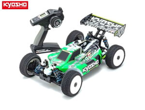 !【KYOSHO/京商】 34111C 1/8スケール ラジオコントロール ブラシレスモーターパワード 4WD レーシングバギー レディセット インファーノ MP9e Evo. V2(完成品) ≪ラジコン≫ ※走行用バッテリ
