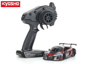 !【KYOSHO/京商】 32357RGB 1/27 電動RC ミニッツRWD MR-04 シリーズ レディセット Audi R8 LMS 2016 “Gray/Red”(完成品) ≪ラジコン≫
