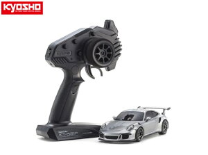 !【KYOSHO/京商】 32358S 1/27 電動RC ミニッツRWDシリーズ MR-04 ポルシェ 911 GT3 RS シルバーメタリック レディセット (完成品) ≪ラジコン≫