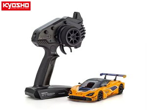 !【KYOSHO/京商】 32364OR 1/27 電動RC ミニッツRWD MR-04 シリーズ レディセット McLaren 720S GT3 #03 オレンジ (完成品) ≪ラジコン≫