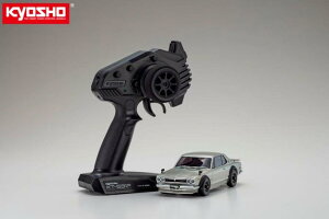 !【KYOSHO/京商】 32359S 1/27 電動RC ミニッツRWD MR-04 シリーズ レディセット 日産 スカイライン 2000GT-R (KPGC10) チューンド・バージョン シルバー(完成品) ≪ラジコン≫