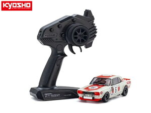 !【KYOSHO/京商】 32643R 1/27 電動RC ミニッツAWD 日産 スカイライン 2000GT-R (KPGC10) レーシング 1972 #6 レッド 【ドリフトタイヤ標準装着済み】 (完成品) ≪ラジコン≫